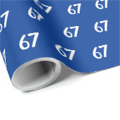 Blauw 67 Meme Cadeaupapier (Rol Hoek)