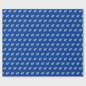 Blauw 67 Meme Cadeaupapier (Vlak)