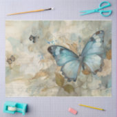 Blauw 7 tissuepapier (Craft)