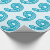Blauw 89 ballon inpakpapier (Hoek)