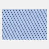 Blauw Aangepast aangepaste leeftijd 16e verjaardag Inpakpapier Vel (Voorkant 2)