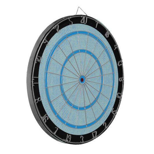 Blauw, aangepast formaat dartboard dartbord (Voorkant Links)