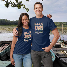 Blauw aangepaste Familiereünie met offerte T-Shirt