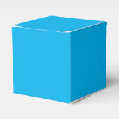 Blauw Aangepaste Kleur Naam Foto of Kunstwerk Bedankdoosjes (Voorkant Zijde)
