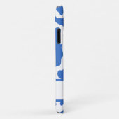 Blauw Aangepaste Naam Koe Afdrukpatroon Case-Mate iPhone Case (Achterkant/rechts)