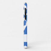 Blauw Aangepaste Naam Koe Afdrukpatroon Case-Mate iPhone Case (Achterkant/links)