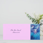 BLAUW AANKONDIGING (Staand voorkant)