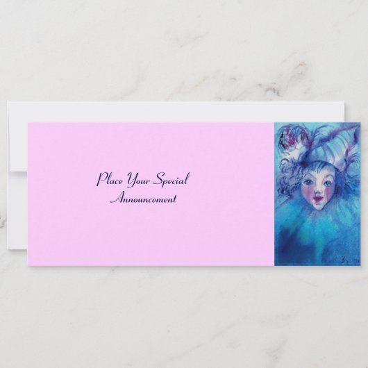 BLAUW AANKONDIGING (Voorkant)