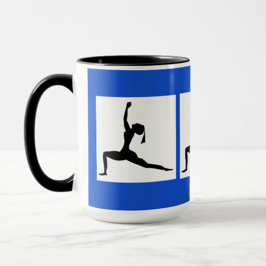 Blauw/Aanpassen van Mok/Combo Coffee Mok (Links)