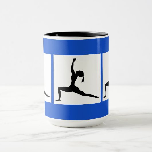 Blauw/Aanpassen van Mok/Combo Coffee Mok (Midden)