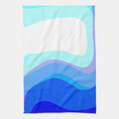 Blauw Abstract 1112 Theedoek (Verticaal)