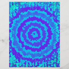 Blauw Abstract Bloem Scrapbook Papier Bulk Pagina' Flyer