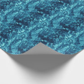 Blauw Abstract Cadeaupapier (Hoek)