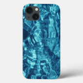 Blauw Abstract Case-Mate iPhone Case (Achterkant)