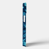 Blauw Abstract Case-Mate iPhone Case (Achterkant / Rechts)
