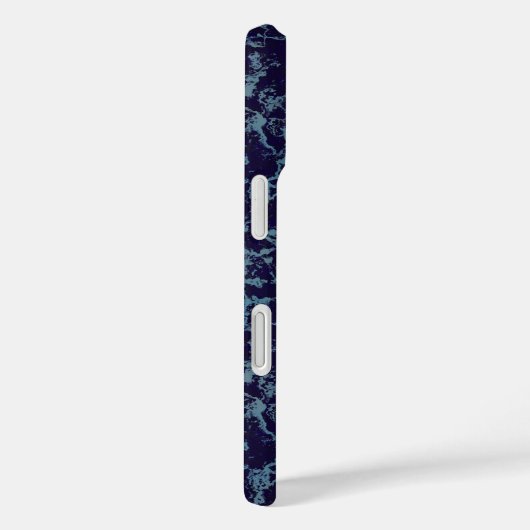 Blauw Abstract Case-Mate iPhone Case (Achterkant / Rechts)