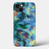 Blauw Abstract Case-Mate iPhone Case (Achterkant)