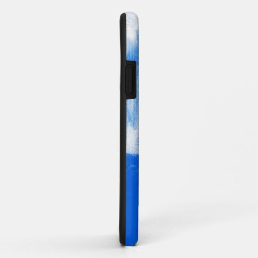 Blauw Abstract Case-Mate iPhone Case (Achterkant/rechts)