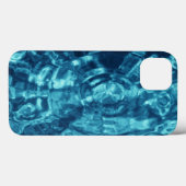 Blauw Abstract Case-Mate iPhone Case (Achterkant (horizontaal))