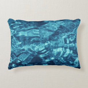 Blauw Abstract Decoratief Kussen