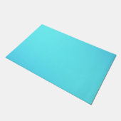 Blauw abstract deurmat (Schuin)