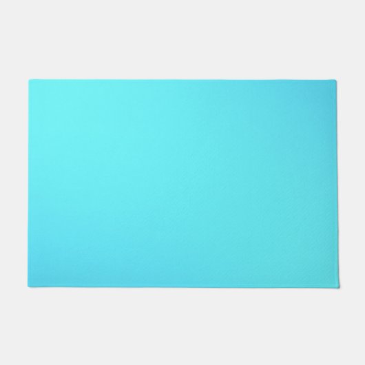Blauw abstract deurmat (Voorkant)