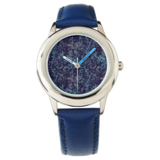 Blauw Abstract Horloge