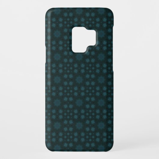 Blauw abstract hout Case-Mate samsung galaxy hoesje (Achterkant)