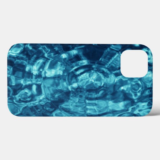 Blauw Abstract iPhone 6 Batterij Hoesje (Achterkant (horizontaal))