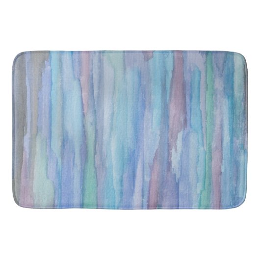 Blauw Abstract: Januari Morning Badmat (Voorkant)