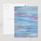 Blauw Abstract: Januari Morning Briefkaart (Voorkant / Achterkant)