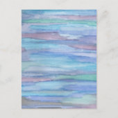 Blauw Abstract: Januari Morning Briefkaart (Voorkant)