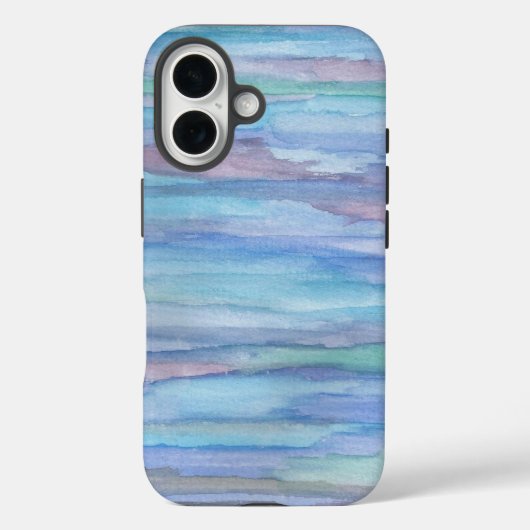 Blauw Abstract: Januari Morning Case-Mate iPhone Case (Achterkant)
