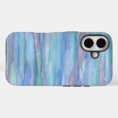 Blauw Abstract: Januari Morning Case-Mate iPhone Case (Achterkant (horizontaal))