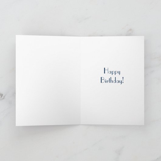 Blauw Abstract Kaart (Binnen)