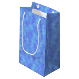 Blauw Abstract Klein Cadeauzakje