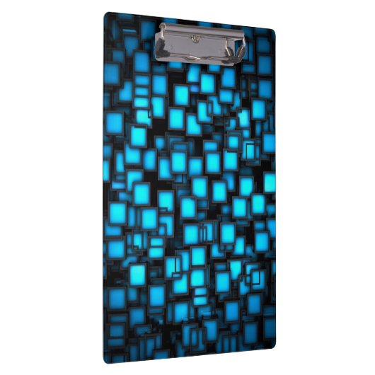 Blauw Abstract/Klembord Klembord (Rechts)