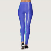 Blauw abstract leggings (Achterkant)