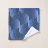 💙 Blauw Abstract Levendig Huis Stijl Bad Set 💙 Handdoek (Wasdoekje)