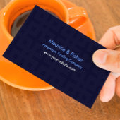 Blauw Abstract modern Visitekaartje