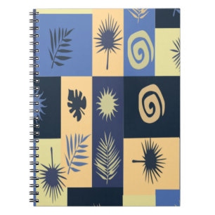 Blauw Abstract Notitieboek