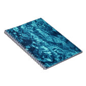 Blauw Abstract Notitieboek (Rechterzijde)
