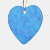 Blauw Abstract patroon Keramisch Ornament (Links)
