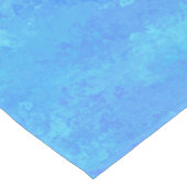 Blauw abstract patroon korte tafelloper (Hoek)