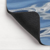 Blauw abstract patroon muismat (Hoek)