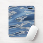 Blauw abstract patroon muismat (Met muis)