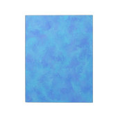 Blauw Abstract patroon Notitieblok (Linkerzijde)