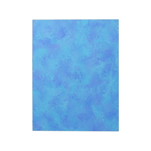 Blauw Abstract patroon Notitieblok (Linkerzijde)