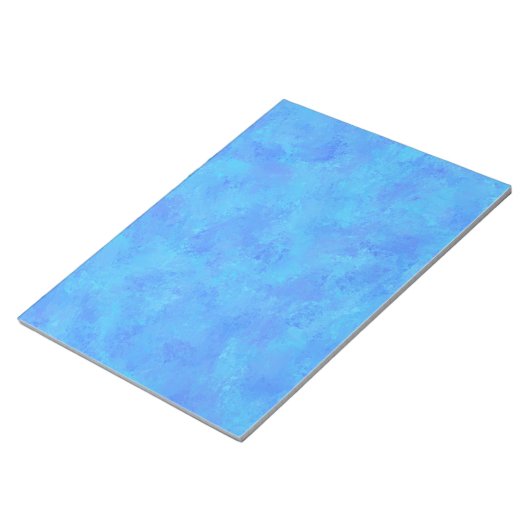 Blauw Abstract patroon Notitieblok (Schuin)