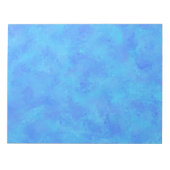 Blauw Abstract patroon Notitieblok (Voorkant)